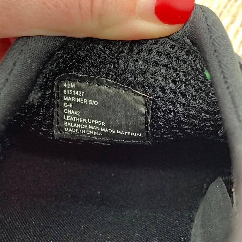 Sperry Top Sider Black Leather Slip On Loafers - Picture 11 of 12